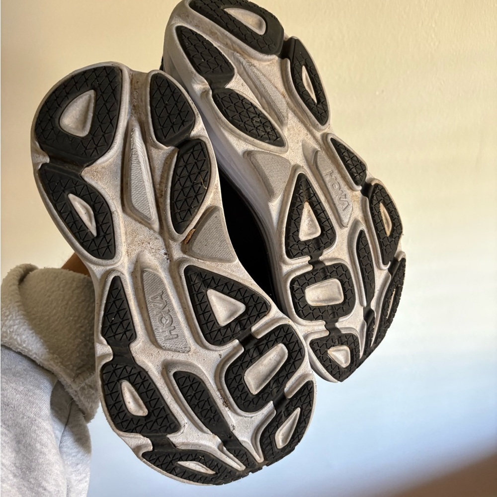 Hoka Women's Black and White Athletic Shoes - Picture 4 of 4